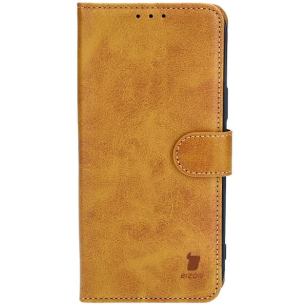 Bizon-kotelo iPhone 14 Plussalle, ruskea