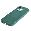 Miniatyrbillede 3 af 5: Bizon Silikone Magnetisk Cover til iPhone 14 Pro, Mørkegrøn