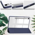 Miniatyrbild 3 av 7: Bizon Case Tab Clear Matt-skal för Galaxy Tab S9 / S9 FE, marinblå