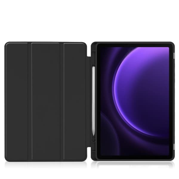 Bizon Case Tab Lizard cover til Galaxy Tab S9 / S9 FE, sort