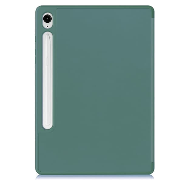 Bizon Case Tab Lizard-skal för Galaxy Tab S9 / S9 FE, mörkgrön
