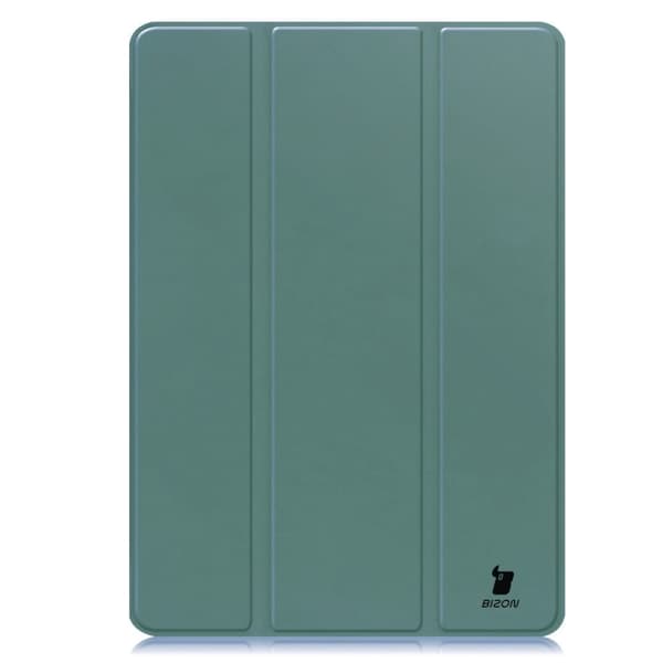 Bizon Case Tab Lizard-skal för Galaxy Tab S9 / S9 FE, mörkgrön