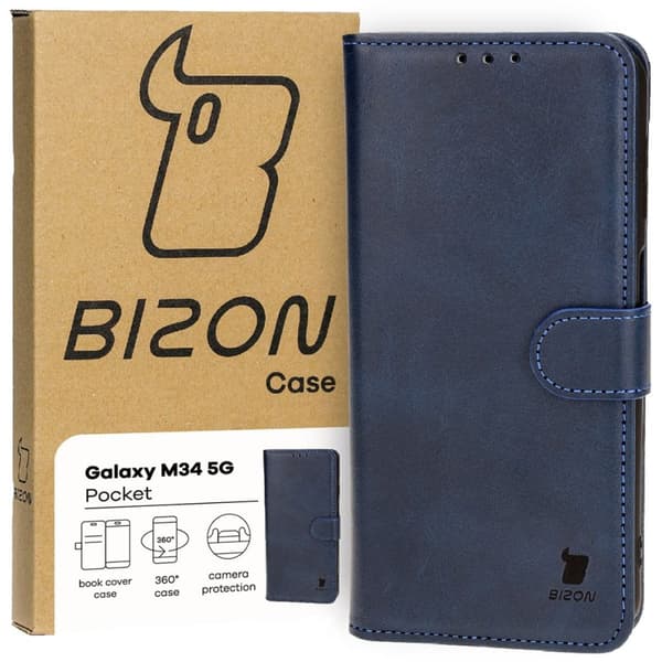 Bizon Suojakotelo Galaxy M34 5G:lle, Tummansininen