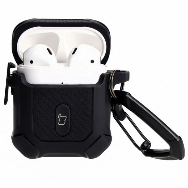 Bizon kuulokesuojus Apple Airpods 1/2 -kuulokkeille, musta