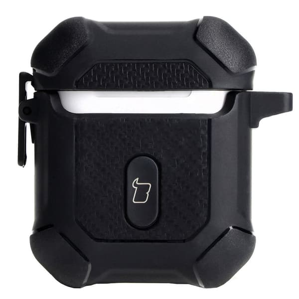 Bizon kuulokesuojus Apple Airpods 1/2 -kuulokkeille, musta