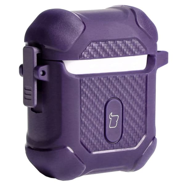 Bizon kuulokesuojus Apple Airpods 1/2 -kuulokkeille, violetti