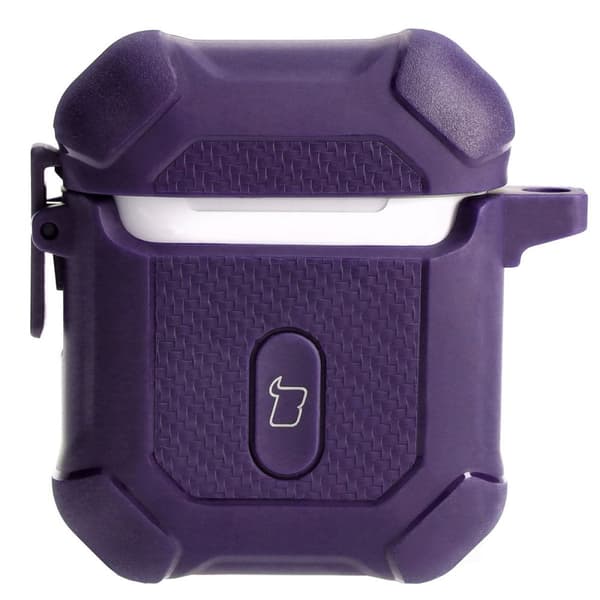 Bizon kuulokesuojus Apple Airpods 1/2 -kuulokkeille, violetti