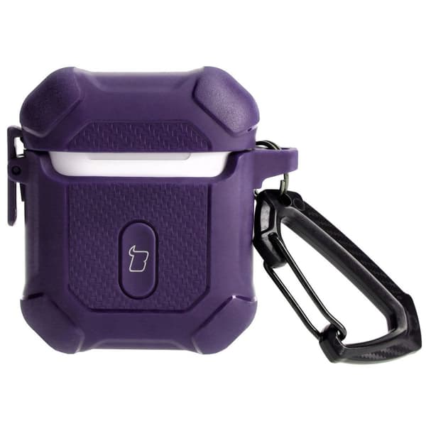 Bizon kuulokesuojus Apple Airpods 1/2 -kuulokkeille, violetti