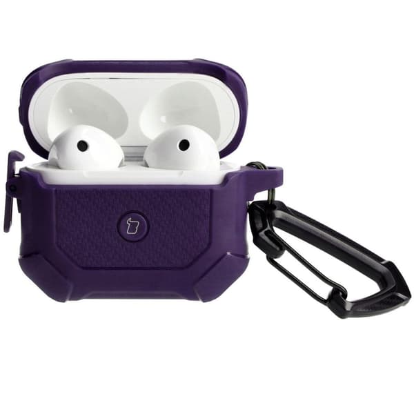 Bizon kuulokesuojus Apple Airpods 3 -kuulokkeille, violetti