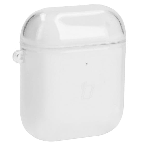 Bizon-fodral till hörlurar, genomskinligt för Airpods 1/2,