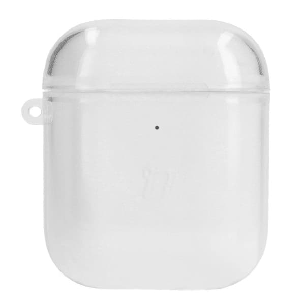 Bizon-fodral till hörlurar, genomskinligt för Airpods 1/2,