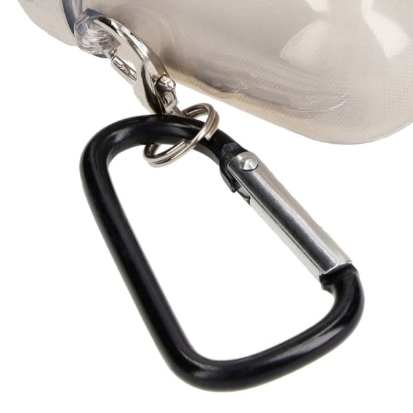 Bizon-fodral till hörlurar, transparent för Airpods 1/2, svart