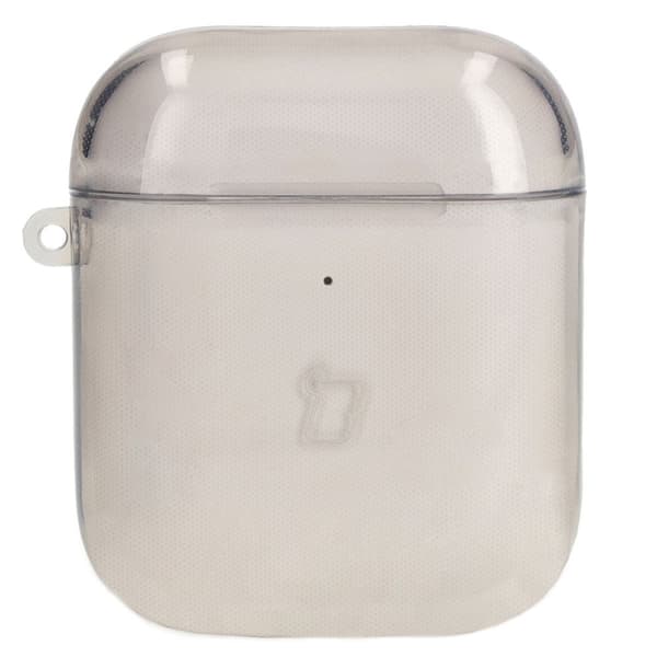 Bizon-fodral till hörlurar, transparent för Airpods 1/2, svart