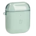 Miniatyrbild 4 av 5: Bizon-fodral till hörlurar, genomskinligt för Airpods 1/2, transparent grönt