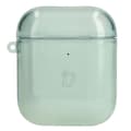 Miniatyrbild 2 av 5: Bizon-fodral till hörlurar, genomskinligt för Airpods 1/2, transparent grönt