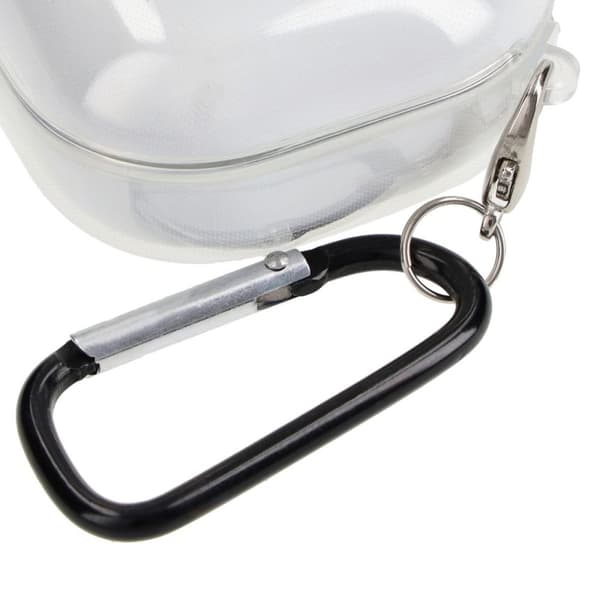 Bizon-fodral för hörlurar, genomskinligt för Galaxy Buds Live / Pro / Buds2 / Buds2 Pro / Buds FE, transparent
