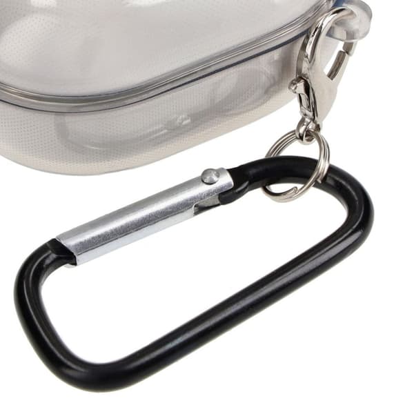 Bizon Kuulokesuojus, kirkas, Galaxy Buds Live / Pro / Buds2 / Buds2 Pro / Buds FE -kuulokkeille, läpinäkyvä-musta