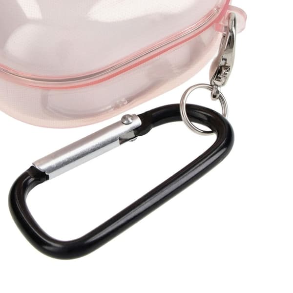 Bizon Kuulokesuojus, kirkas, Galaxy Buds Live / Pro / Buds2 / Buds2 Pro / Buds FE -kuulokkeille, läpinäkyvä pinkki