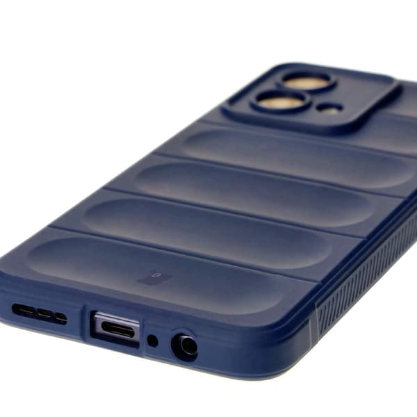 Bizon Case Tur -suojakuori Motorola Moto G84 5G:lle, tummansininen
