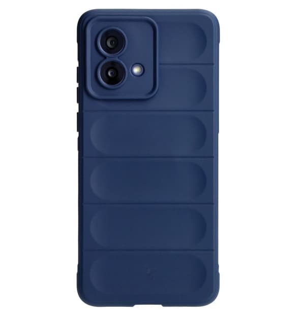 Bizon Case Tur -suojakuori Motorola Moto G84 5G:lle, tummansininen