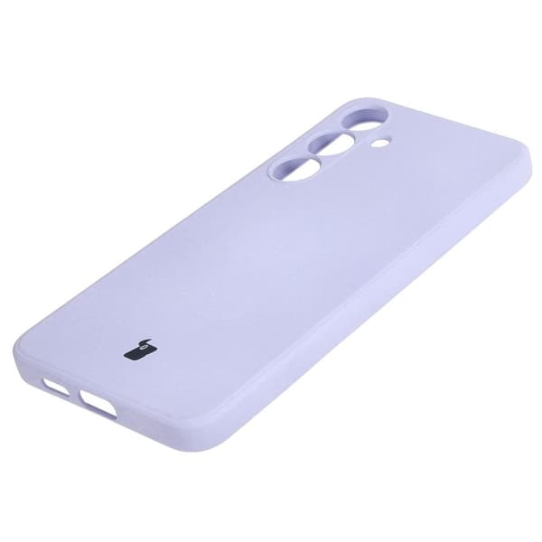 Bizon-skal silikon Square för Galaxy S24 Plus, ljuslila