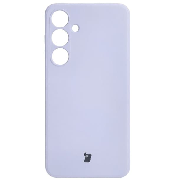 Bizon-skal silikon Square för Galaxy S24 Plus, ljuslila