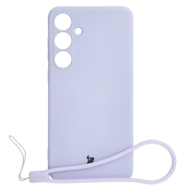Bizon-skal silikon Square för Galaxy S24 Plus, ljuslila