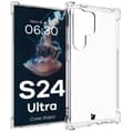 Miniatyrbillede 1 af 6: Bizon Case Salpa Fleksibelt Etui til Galaxy S24 Ultra, Gennemsigtig