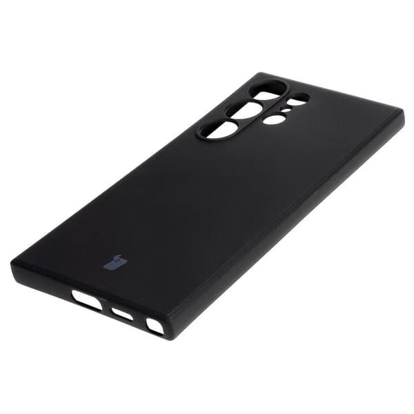Bizon Silikone Etui Sq til Galaxy S24 Ultra, Sort