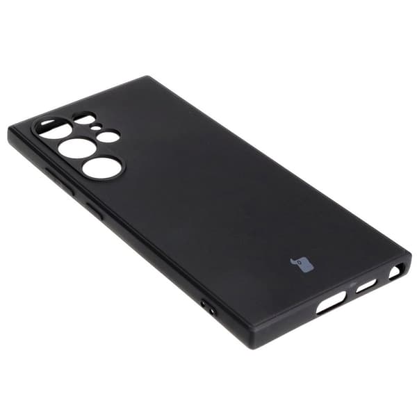 Bizon Silikone Etui Sq til Galaxy S24 Ultra, Sort