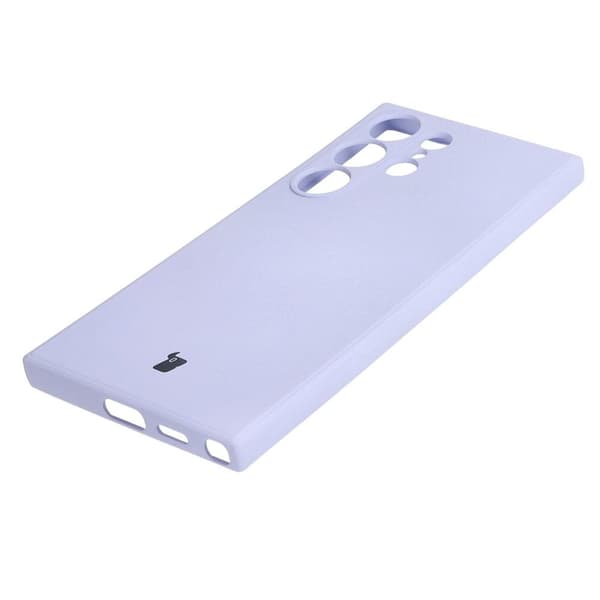 Bizon Case Silikone Sq cover til Galaxy S24 Ultra, lyselilla