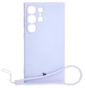 Miniatyrbillede 1 af 4: Bizon Case Silikone Sq cover til Galaxy S24 Ultra, lyselilla