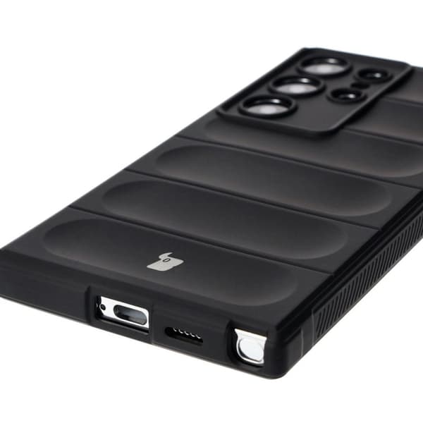 Bizon-cover Tur til Galaxy S24 Ultra, sort