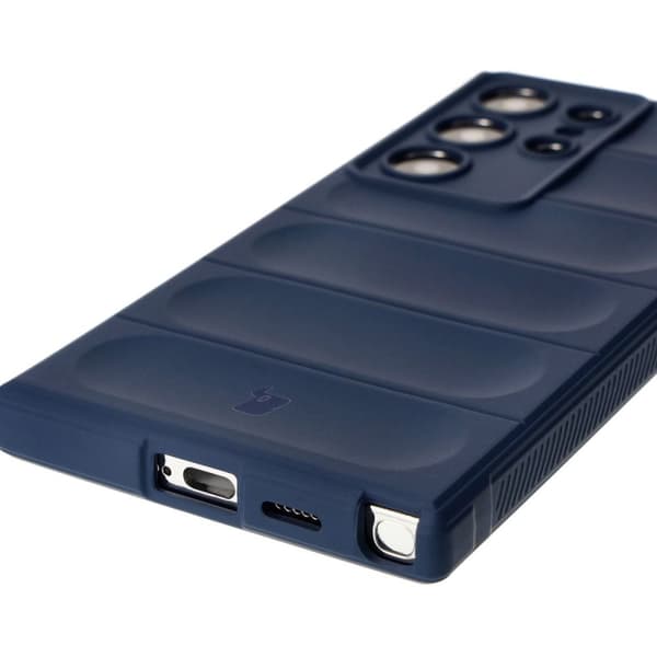 Bizon-cover Tur til Galaxy S24 Ultra, marineblå