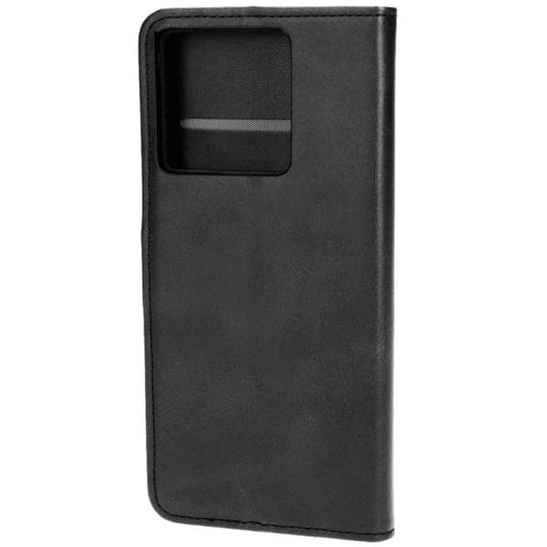 Bizon Case Pocket Flip-fodral för Xiaomi 13T Pro / 13T, Svart