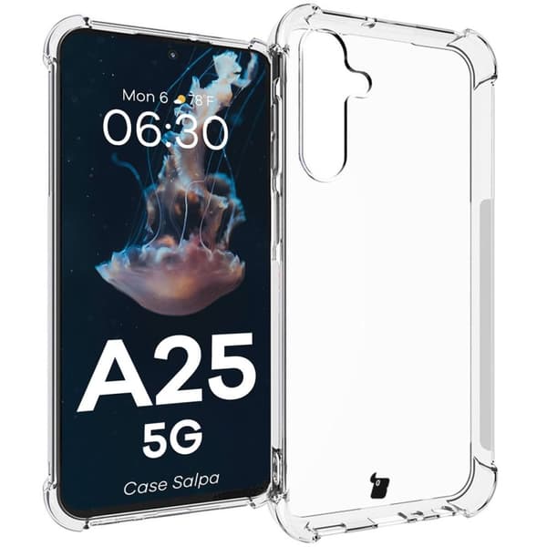 Bizon Case Salpa Fleksibelt Etui til Galaxy A25 5G, Gennemsigtig