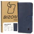 Miniatyrbillede 1 af 4: Bizon Case Pocket Flip Cover til Motorola Moto G54 5G / G54 Power, Marineblå