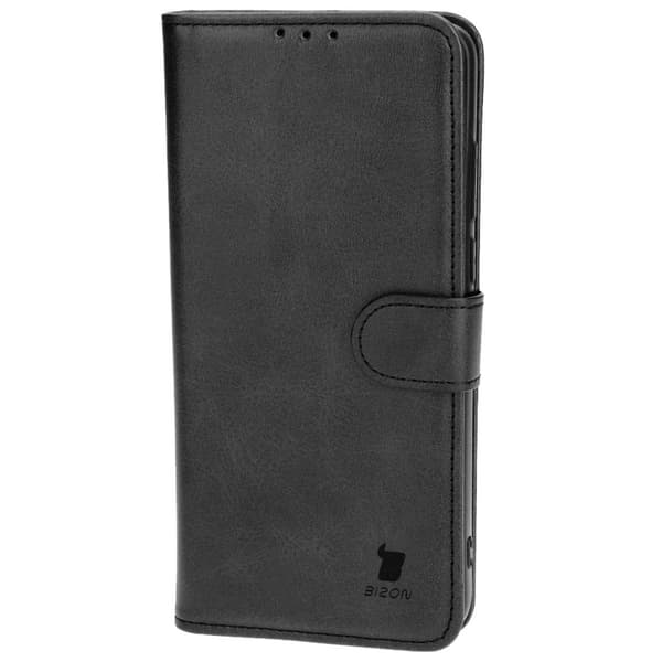 Bizon Case Pocket Flipfodral till Motorola Moto G84 5G, Svart
