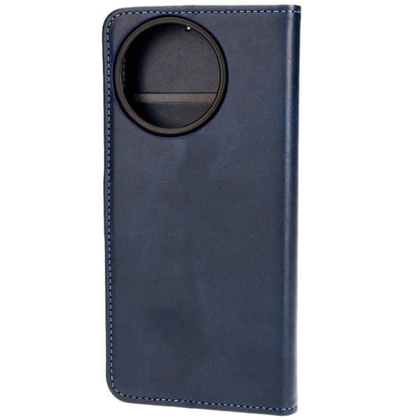 Bizon Case Pocket Flip-skal till Realme 11 5G, Marinblå
