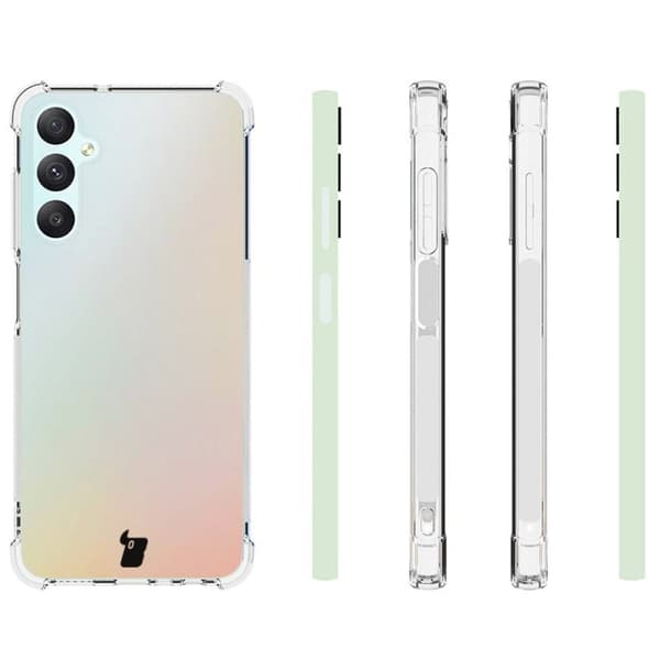 Bizon Case Salpa Flexibelt Skal för Galaxy A05s, Transparent