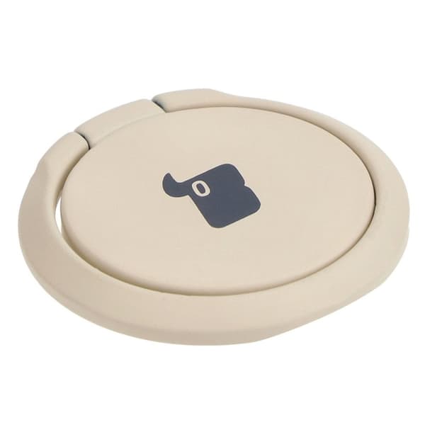 Bizon Accessories Ring Skildpadde Finger Holder Universal, Beige