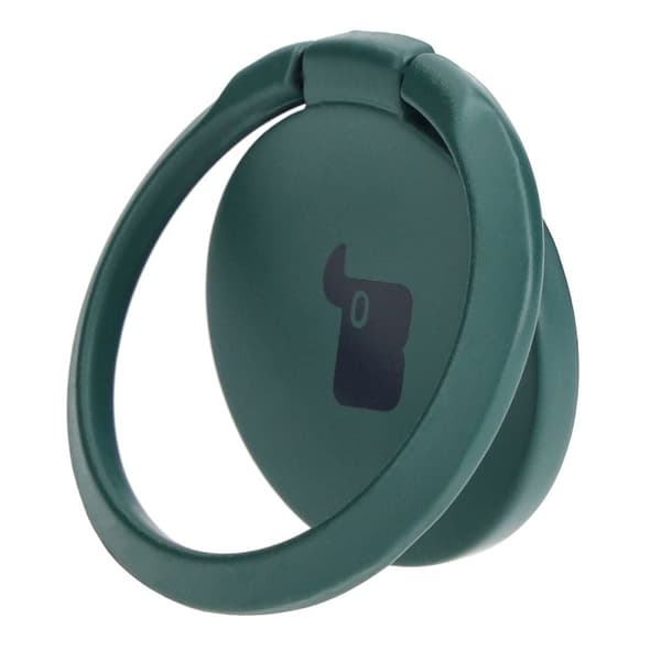 Bizon Accessories Ringsköldpadda Fingerhållare Universal, Mörkgrön