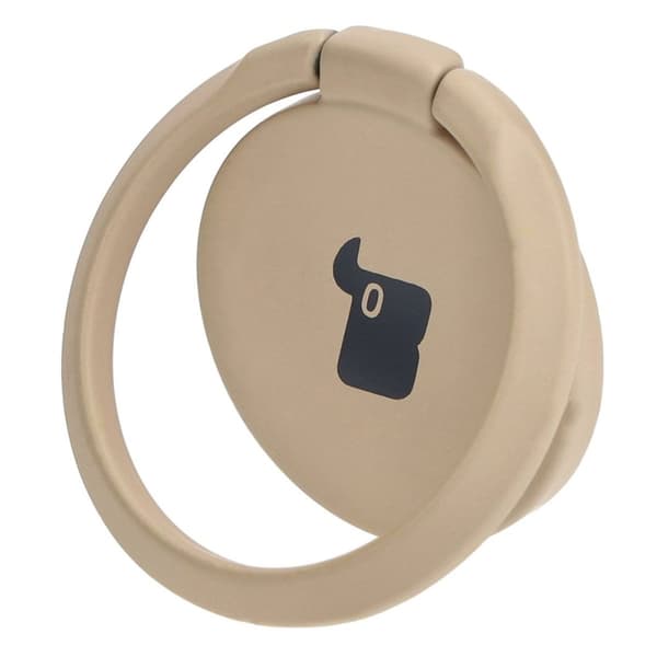 Bizon Accessories Ringskildpadde Fingerholder Universal, Kaffe