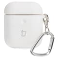 Pikkukuva 1 / 5: Bizon Kuulokesuojus Silikoni AirPods 1/2 -kuulokkeille, valkoinen