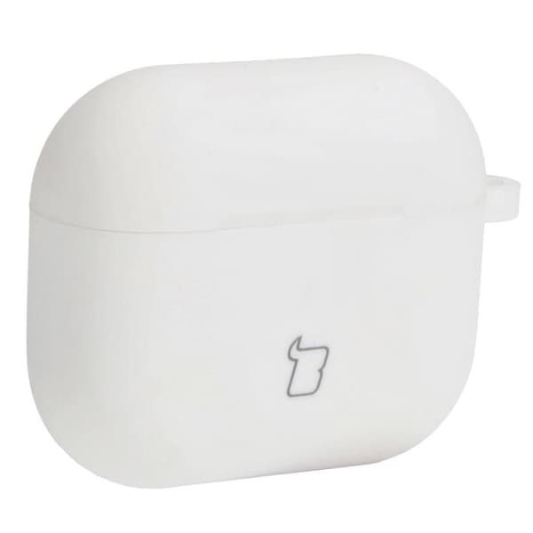 Bizon kuulokesuojus silikonista AirPods 3:lle, valkoinen