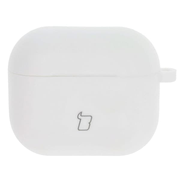 Bizon kuulokesuojus silikonista AirPods 3:lle, valkoinen
