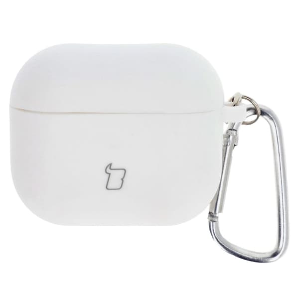 Bizon kuulokesuojus silikonista AirPods 3:lle, valkoinen