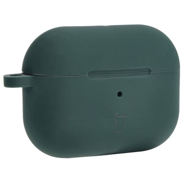 Bizon-skal till hörlurar i silikon för AirPods Pro 2, mörkgrön