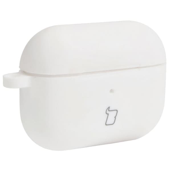 Bizon kuulokesuojus silikonista AirPods Pro 2:lle, valkoinen