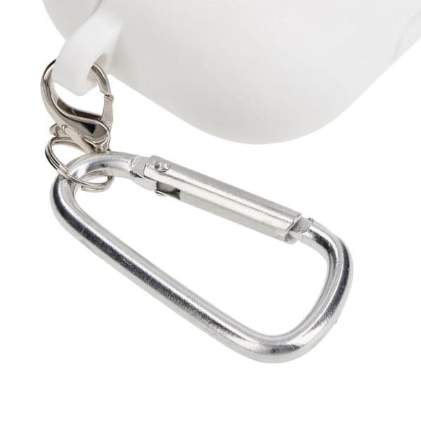 Bizon kuulokesuojus silikonista AirPods Pro 2:lle, valkoinen